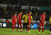 Снимок с матча "Кайрат" - "Актобе". Фото: ФК "Кайрат"/Арман Джаксыгулов©