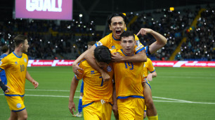 Снимок с матча Казахстан - Лихтенштейн. Фото: Vesti.kz/Маржан Куандыкова©