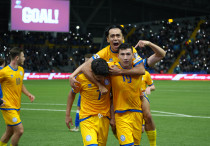 Снимок с матча Казахстан - Лихтенштейн. Фото: Vesti.kz/Маржан Куандыкова©