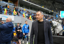 Талгат Байсуфинов перед матчем Казахстан - Намибия. Фото: Vesti.kz/Алимжан Аманжол©