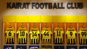 Раздевалка ФК "Кайрат". Фото: ФК "Кайрат"/Арман Джаксыгулов©