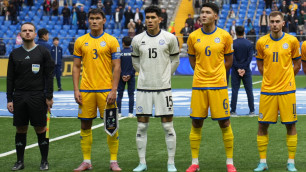 Игроки сборной Казахстана. Фото: Vesti.kz/Алимжан Аманжол©