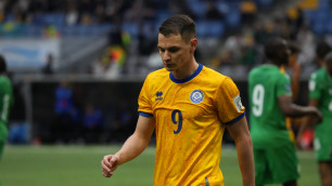 Ислам Чесноков в сборной Казахстана. Фото: Vesti.kz/Алимжан Аманжол©