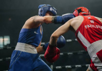 Назым Кызайбай (слева). Фото: Kazakhstan Boxing Federation©