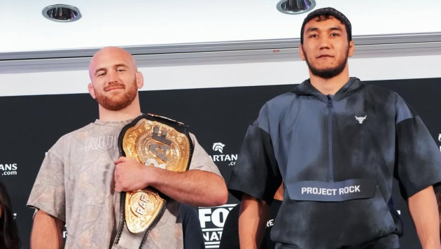 Кайл Снайдер и Ризабек Айтмухан. Фото: IG/rafwrestilngusa©