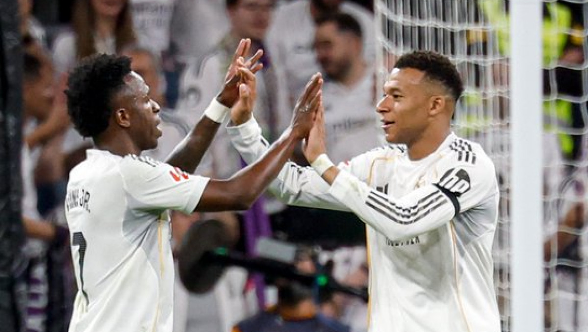 "Реал" обыграл аутсайдера Ла Лиги благодаря голам Мбаппе и Винисиуса