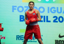 Аида Абикеева на Кубке мира. Фото: cbboxe.org.br©