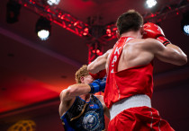 Казахстанский боксёр на Кубке мира. Фото: cbboxe.org.br©