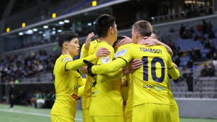 "Астана" празднует гол. Фото: ФК "Астана"©