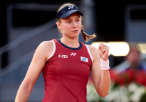 Елена Рыбакина. ©x.com/MutuaMadridOpen