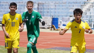 Игроки сборной Казахстана U-19. Фото: КФФ©