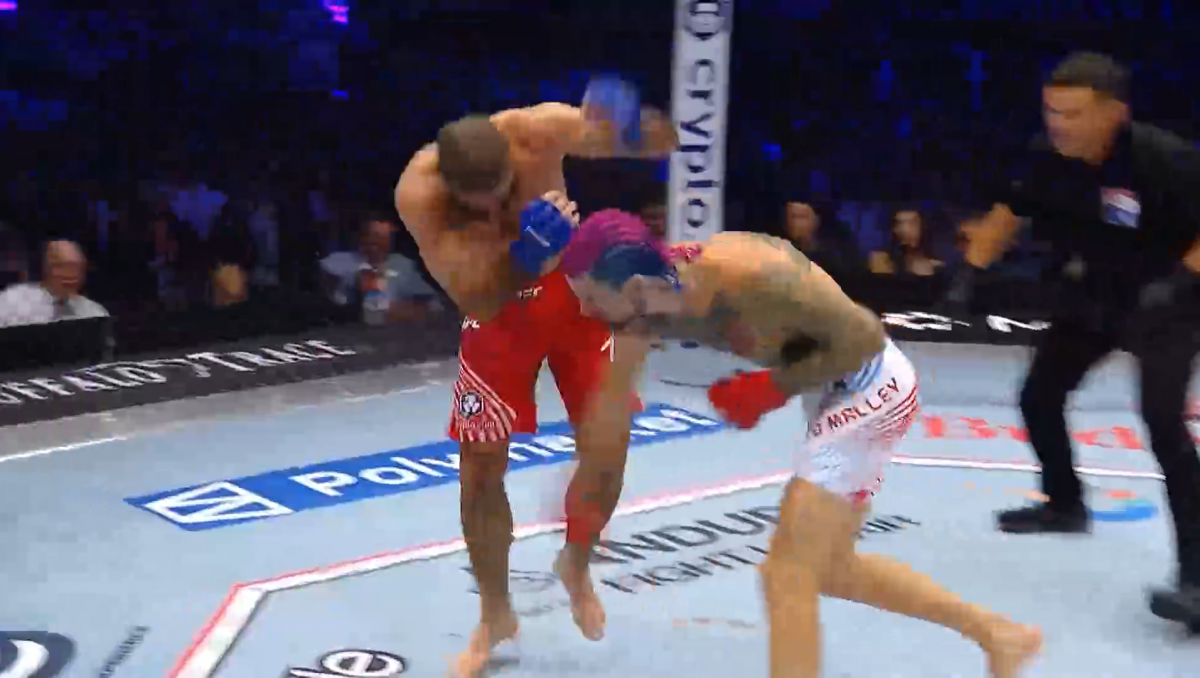 Экс-чемпион UFC нокаутировал соперника в весе казахстанца у Белого дома