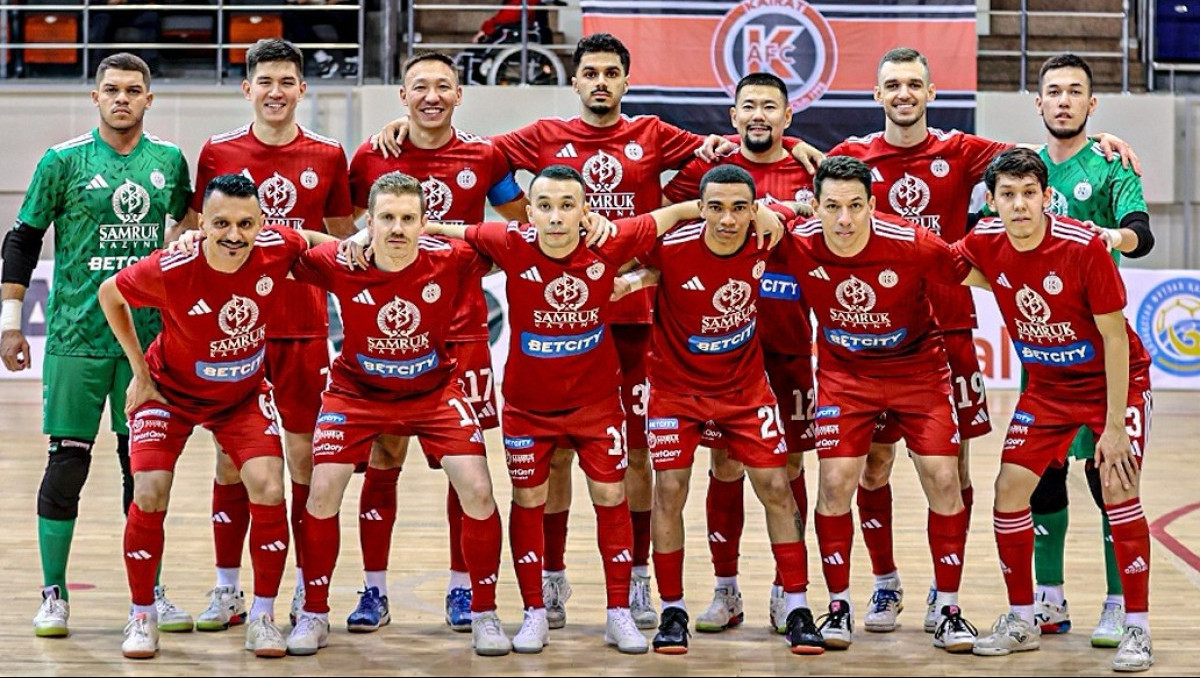 Видеообзор победы "Кайрата" над "Семеем" в первом матче финала чемпионата Казахстана по футзалу