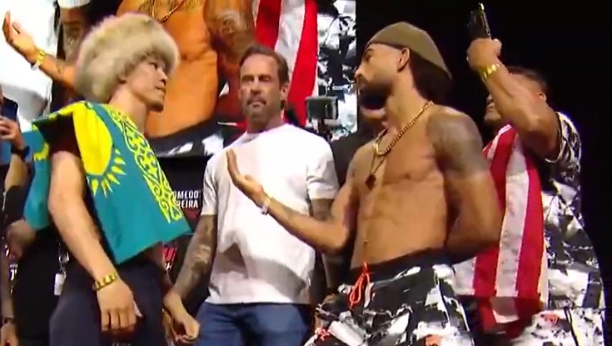 Казахстанцы устроили финальные битвы взглядов перед турниром UFC