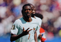Усман Дембеле после хет-трика. Фото: instagram.com/equipedefrance©