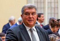 Президент "Барселоны" Жоан Лапорта. ©Depositphotos/Musiu0