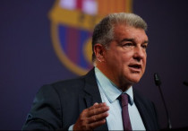 Президент "Барселоны" Жоан Лапорта. Фото: x.com/fcbarcelona_es©