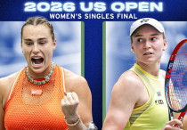 Арина Соболенко - Елена Рыбакина в финале US Open-2026. Фото: IG/US Open©