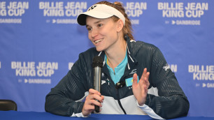 Елена Рыбакина. Фото: Ktf.kz/Андрей Ударцев©