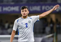 Абдукодир Хусанов в составе сборной Узбекистана. Фото: Uzbekistan Football Association©