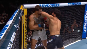Бой Царукян - Руффи на UFC 331. Скриншот: кадр из видео©
