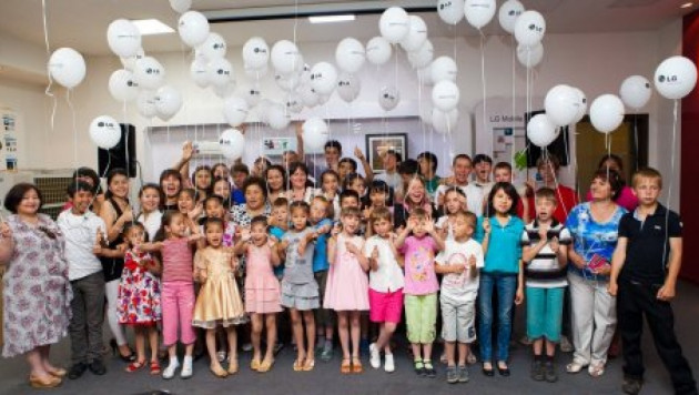 LG Electronics устроила праздник для воспитанников детских домов
