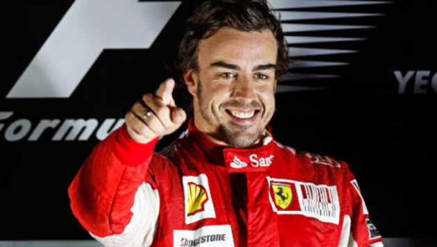 Алонсо выиграл дождевую квалификацию Гран-при Германии