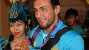 Даниял Гаджиев с бронзовой медалью Олимпийских Игр-2012. Фото Vesti.kz©.