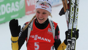 Немка Гесснер выиграла спринт на этапе Кубка мира по биатлону