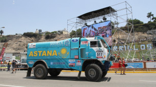 "Астана" стала девятой на третьем этапе "Дакара" в зачете грузовиков