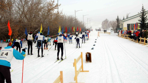 Чемпионат и первенство Акмолинской области по лыжным гонкам - 2013  