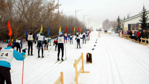 Старт на реконструированной лыжной базе ОСДЮШОР№2. Фото с сайта tursport.akmol.kz