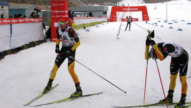 Казахстанец потянул связки на этапе Кубка мира по лыжному двоеборью в Алматы