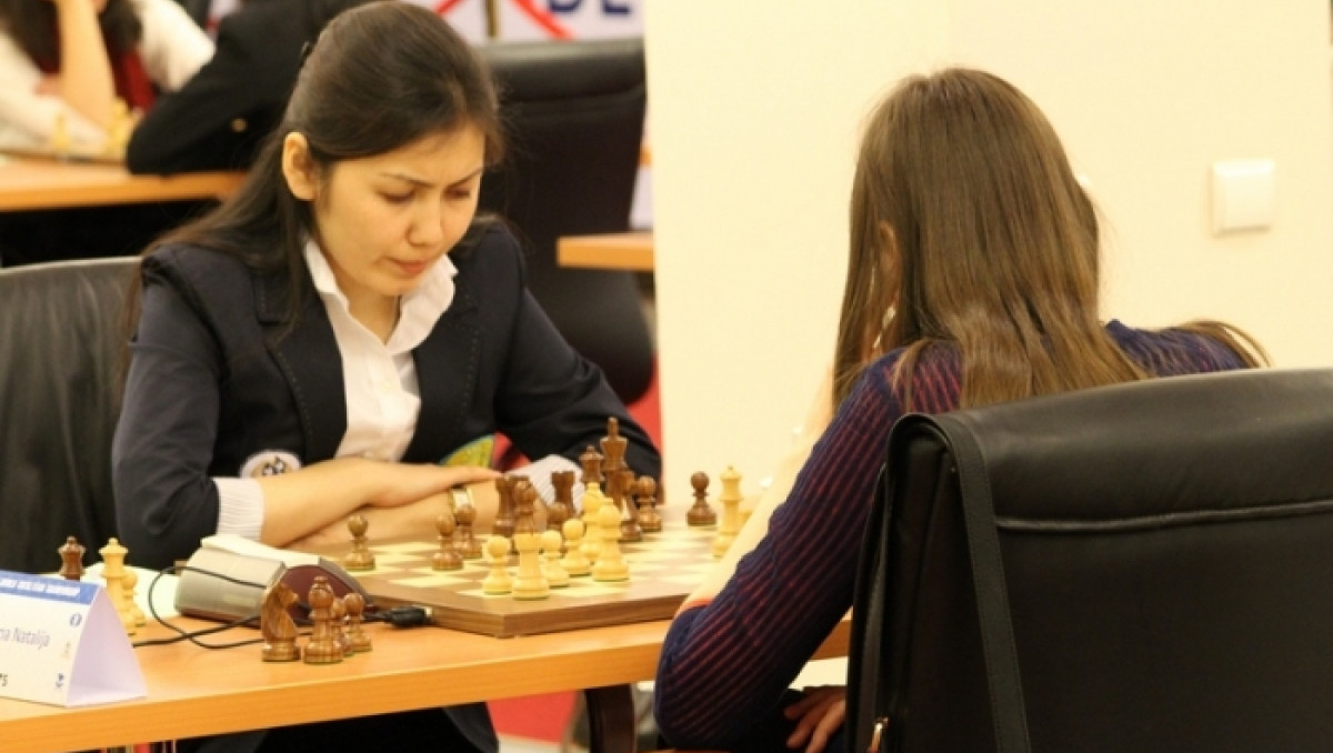 Сборная Казахстана по шахматам в упорной борьбе уступила Украине