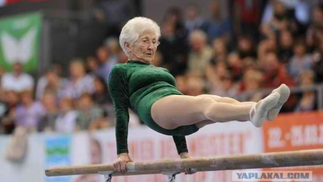 Бабушка -гимнастка попала в книгу "Рекордов Гиннеса"