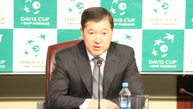 Главы федераций дали старт матчевой встречи Казахстан - Чехия