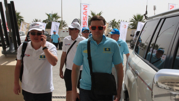 Казахстанская команда успешно прошла административный контроль в Абу-Даби (+фото)