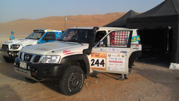 Казахстанские гонщики отправились покорять дистанцию второго этапа Аbu Dhabi Desert Сhallenge-2013