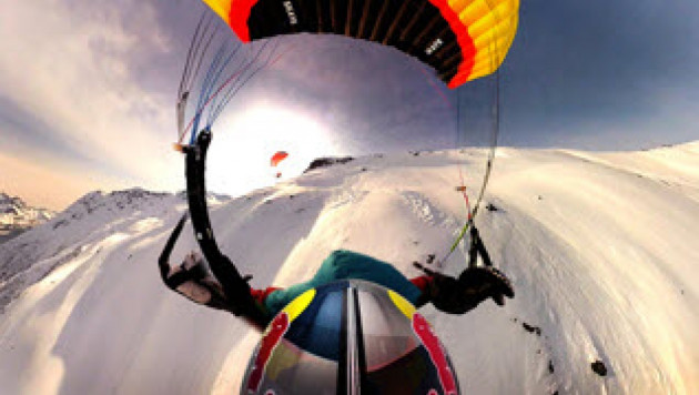 360-градусный видео-полет на параплане