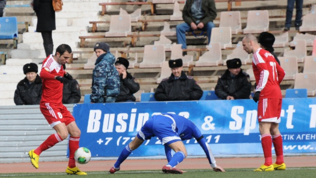 "Актобе" избежал домашнего поражения в матче с "Жетысу"