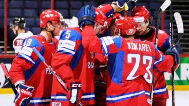 Россия разгромила Латвию в первом матче чемпионата мира