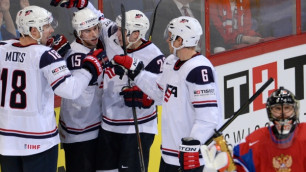 Сборная России пропустила 8 шайб от США на чемпионате мира по хоккею