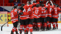 Хоккеисты сборной Швейцарии. Фото Andre Ringuette/HHOF-IIHF Images