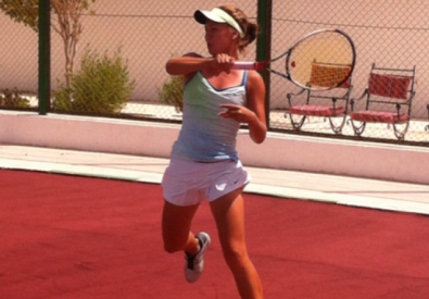 Камила Керимбаева. Фото предоставлено Федерацией тенниса РК.