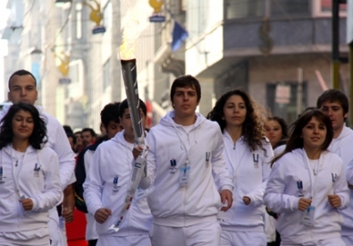 Эстафета факела Универсиады-2011. Фото с сайта kazan2013.ru