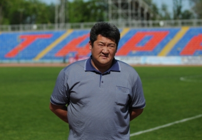 Исполняющий обязанности президента ФК "Тараз" - Габит Казебков. Фото с официального сайта клуба