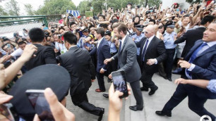 Визит Бекхэма в университет Шанхая спровоцировал массовую давку (+фото)