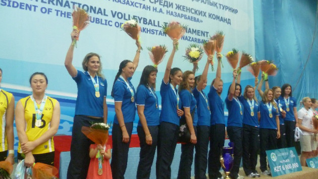 Казахстанские волейболистки выиграли Кубок Президента (+фото)