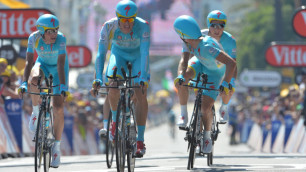 "Астана" стала 16-й в командной "разделке" на "Тур де Франс"