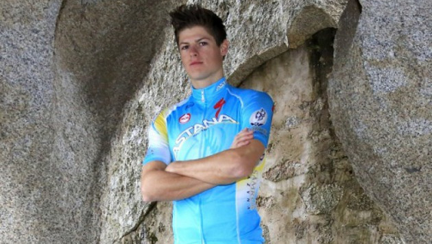 Гонщик "Астаны" занял второе место на девятом этапе "Тур де Франс"